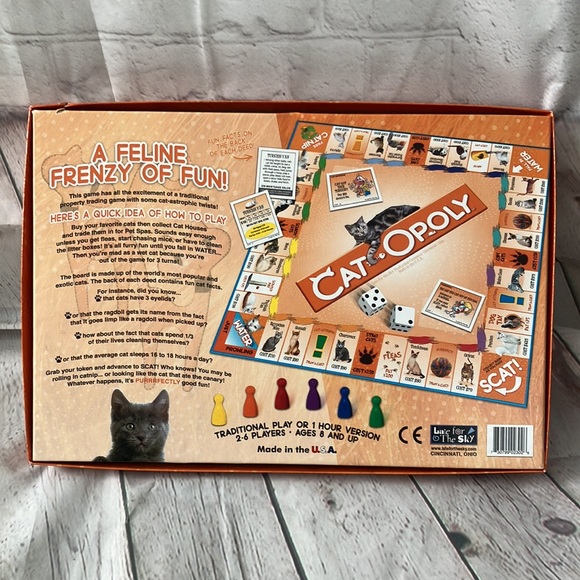 Catopoly Board Game - Picture 2 of 4
